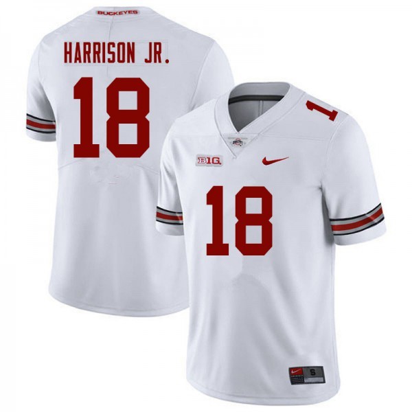 Ohio State Buckeyes Marvin Harrison Jr. Men's #18 White Alumni College Football Jersey 2404MJIL1